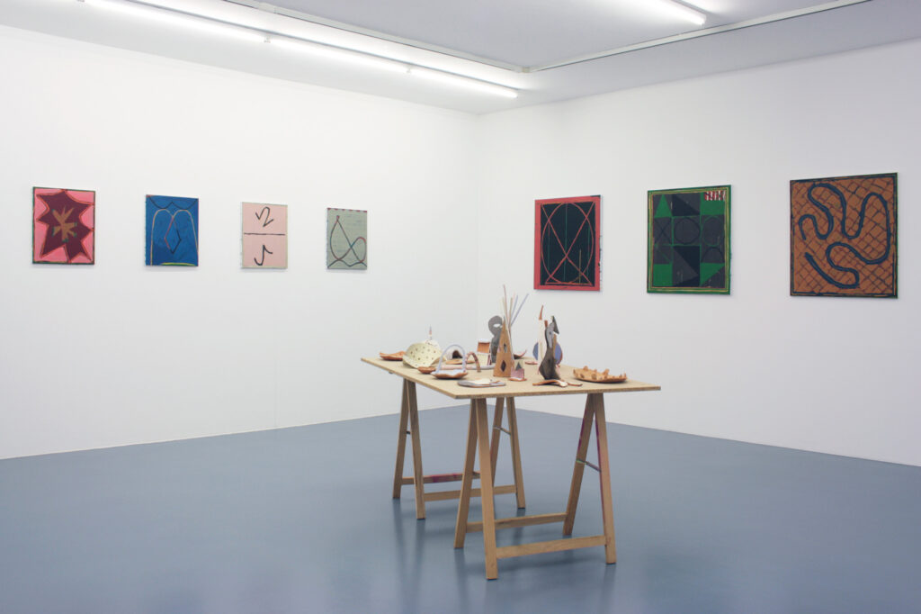 Max Santo im Mäusetunnel Galerie Kramer 2021 Bremen